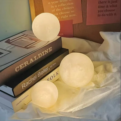 Luminária Lua LED Decorativa – Luz Noturna Atmosférica