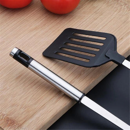 Espátula de Inox com Cabo de Nylon – Resistente ao Calor