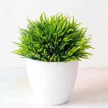 Planta Artificial Bonsai em Vaso – Decoração para Mesa, Casa, Escritório