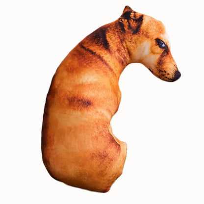 Almofada Decorativa 3D Realista – Formato de Cachorro