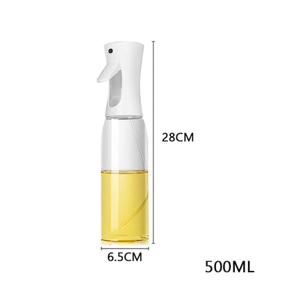 Borrifador de Óleo 200/300/500ml – Frasco Pulverizador para Cozinha