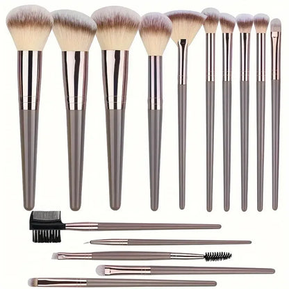 Kit de Pincéis de Maquiagem Profissional – 3 a 20 Peças