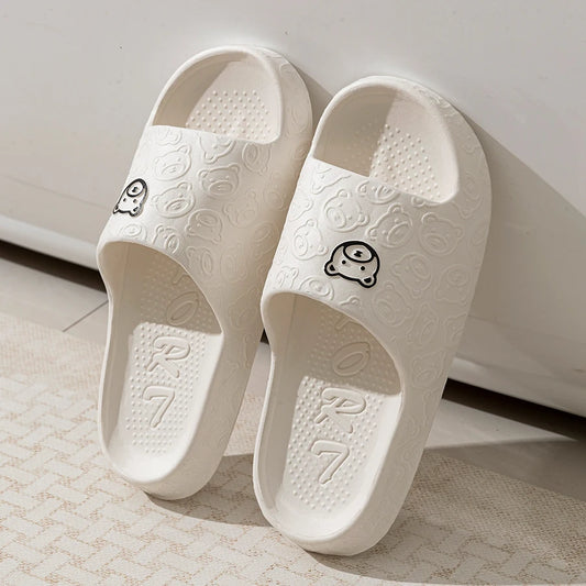 Chinelo Feminino ASIFN Estampa de Ursinho – EVA Confortável, Antiderrapante